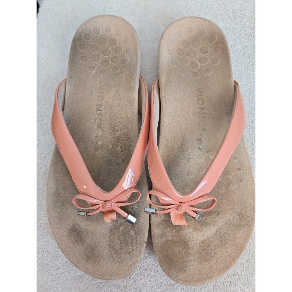 Vionic Bella - Women's Orthotic Sandals Canyon Sunset Peach - 11